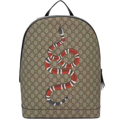 gucci snake supreme backpack|Gucci Backpacks for Women .